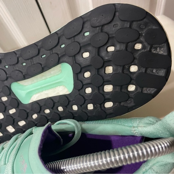 ADIDAS RUNNING SNEAKERS SOLAR GLIDE ST GREEN MINT SIZE 8.5 SPORTY GYM PILATES - Picture 10 of 17